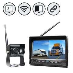 Rear View Safety Wireless Backup Camera System with Dual Screen Monitor RVS-2CAM