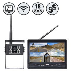 SIMPLESIGHT™ WIRELESS HD 4 CAMERA SYSTEM | 7" QUAD-view Monitor