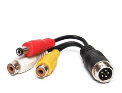 5 Pin Male to RCA Female Adapter