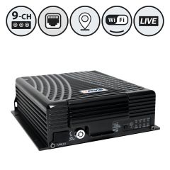 Rear View Safety MobileMule™ 8150 | 9 Channel Mobile DVR with Built-in GPS 