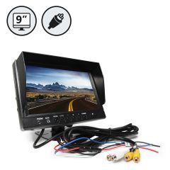 Rear View Safety | 9" TFT LCD Digital Color Rear View Monitor (RCA Connections) | RVS-6139-RCA