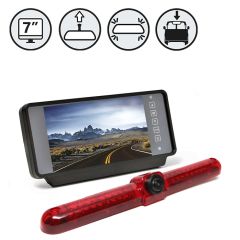 Rear View Safety | Backup Camera System with Universal Third Brake Light Camera | RVS-917619