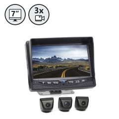 Rear View Safety Backup Camera System | Three Camera Setup with MV1 Cameras RVS-MV3077N