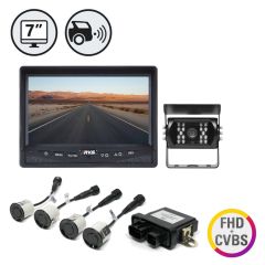 Rear View Safety | Backup Camera System with Integrated Rear Sensors | RVS-770613-NM-112