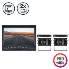 Rear View Safety | Backup Camera System | Two Camera Setup | RVS-770614-NM