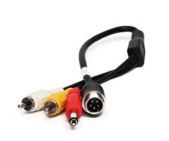 5 Pin Male to RCA Male Adapter