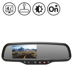 Rear View Safety | G-SERIES Rear View Replacement Mirror Monitor with Auto-Dimming and OnStar | RVS-718-DOS