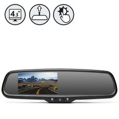 Rear View Safety | G-SERIES Rear View Replacement Mirror Monitor with Manual Dimming | RVS-718-MD