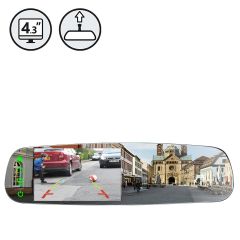 Rear View Safety | G-Series Rear View Replacement Frameless Mirror Monitor | RVS-718-FL