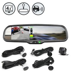 Rear View Safety G-SERIES Backup Camera System with Backup Sensors RVS-776718-PS