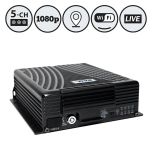 MobileMule™ 5 Channel 1080P Mobile DVR with GPS Tracking and Live Video Options (Hard Drive)