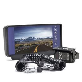 Removable Rear End Camera RVS-770619-213 | Rear View Camera System with Mirror Monitor and Quick ...