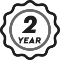 2 year warranty