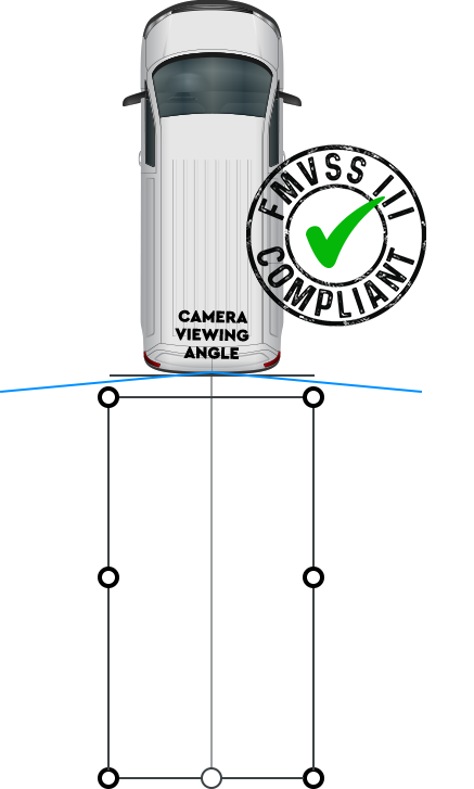 FMVSS Comliant Camera Angle