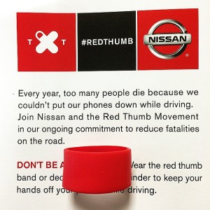 nissan usa red thumb