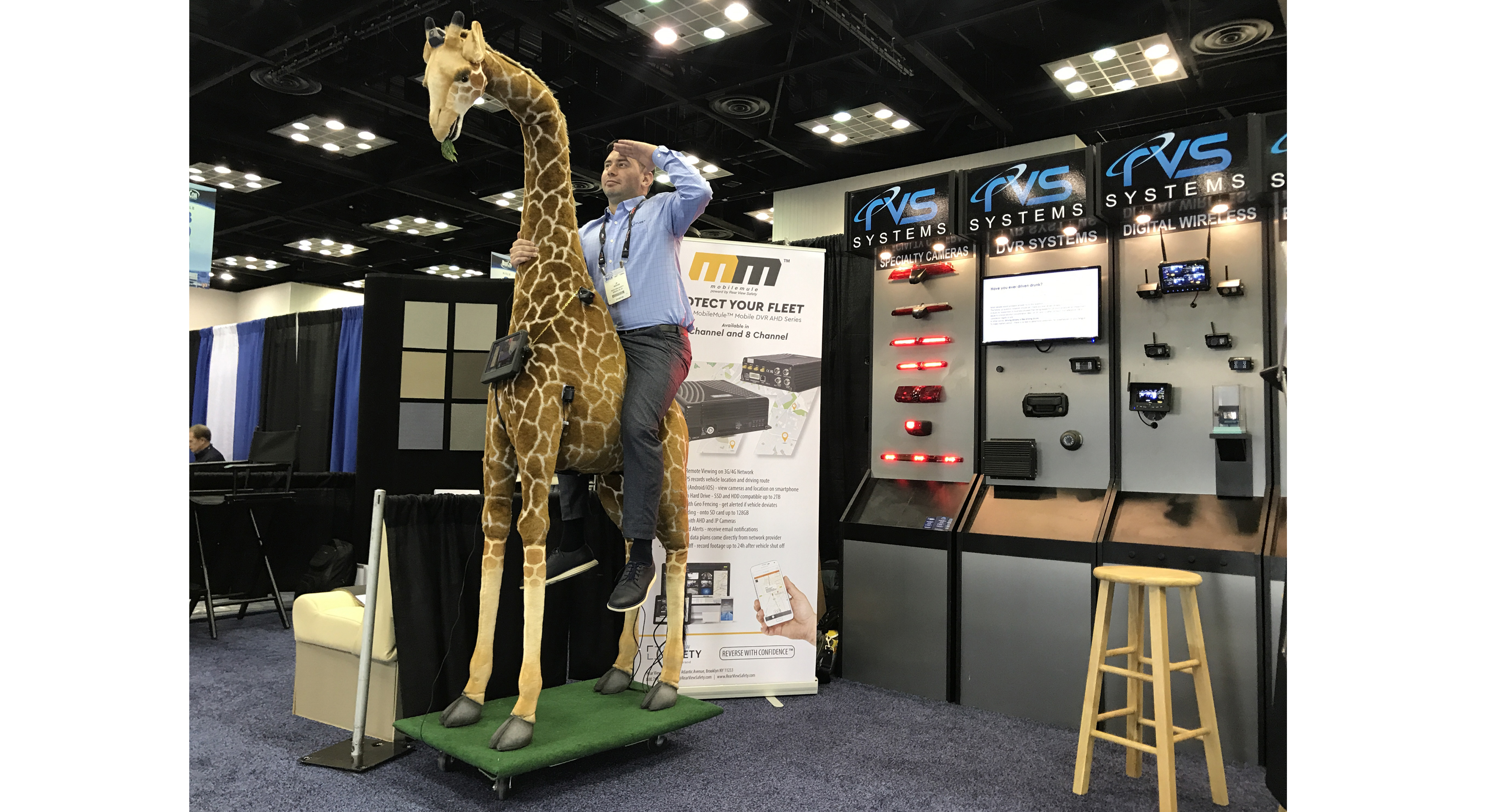 Rear View Safety Attends Buscon