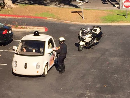 Google's Self-Driving Car Get's Pulled Over & Ticketed