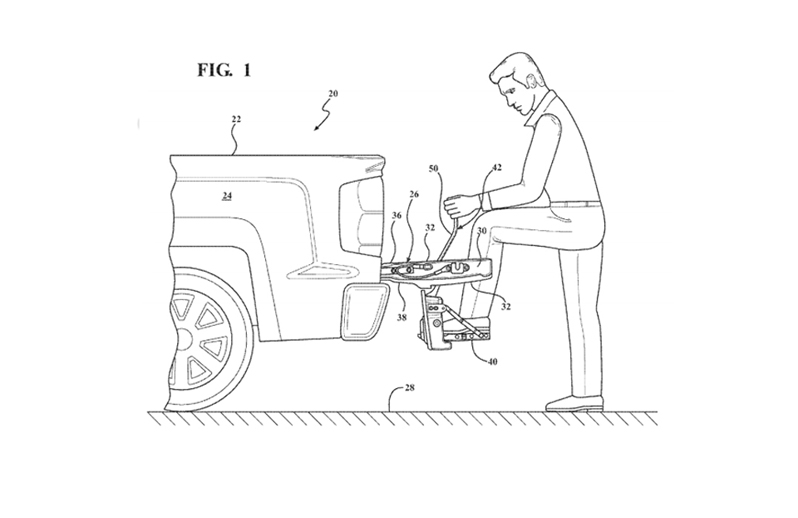 Chevy Patents Built-In Tailgate Step For Trucks