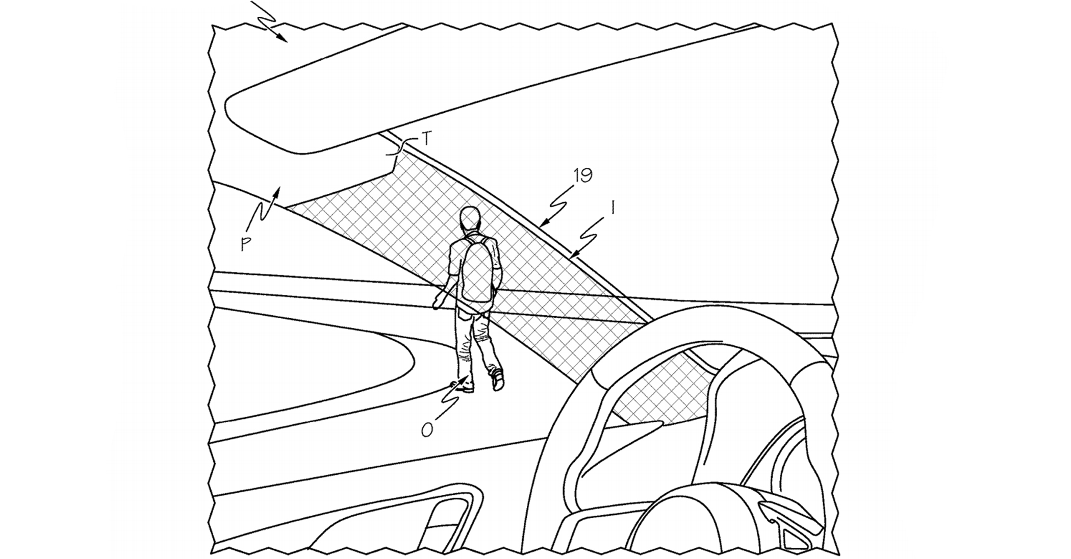 Toyota Patents transparent A-Pillar