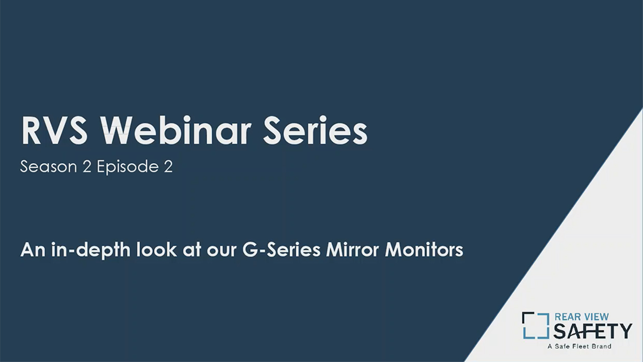 [New Webinar Recording] An In-Depth Look at our G-Series Mirror Monitors