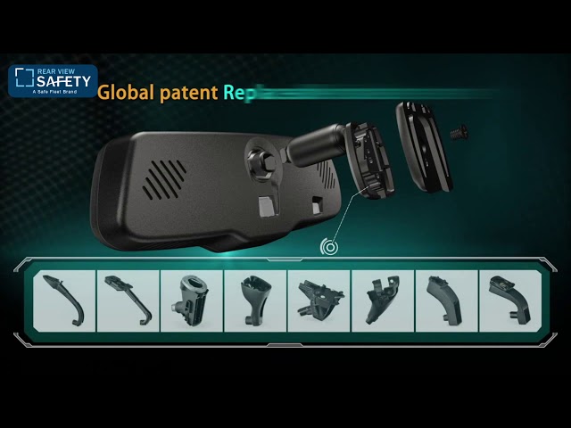 G-Series Replacement Mirror Monitor with MirrorLink Display by Rear View Safety