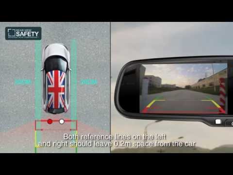 Mirror Monitor with Adjustable Grid Lines