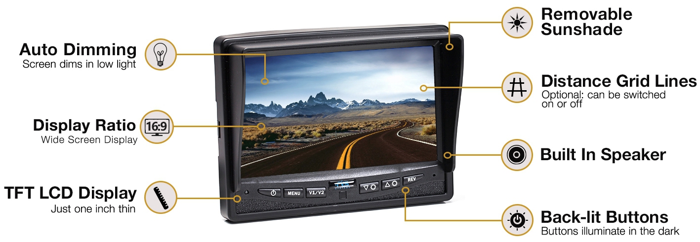 RVS-770613-HD Backup Camera System
