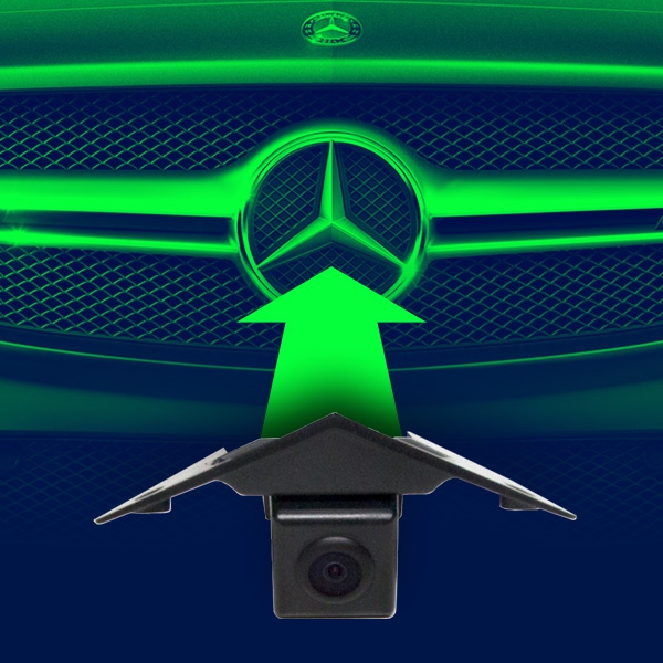 RVS-MBF | Forward Facing Mercedes Benz Badge Camera RVS-MBF | Forward Facing Mercedes Benz Badge Camera