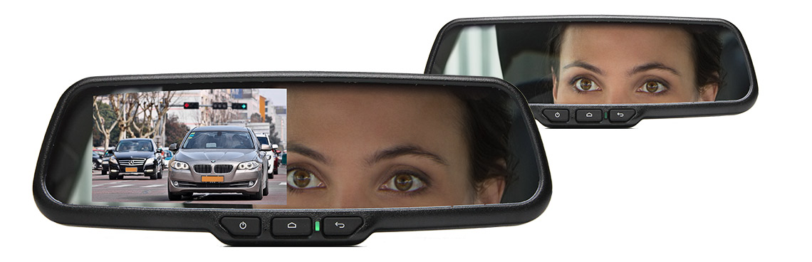 G-SERIES Rear View Replacement Mirror Monitor with 5" Android Operated Display RVS-718-5 G-SERIES Rear View Replacement Mirror Monitor with 5" Android Operated Display RVS-718-5
