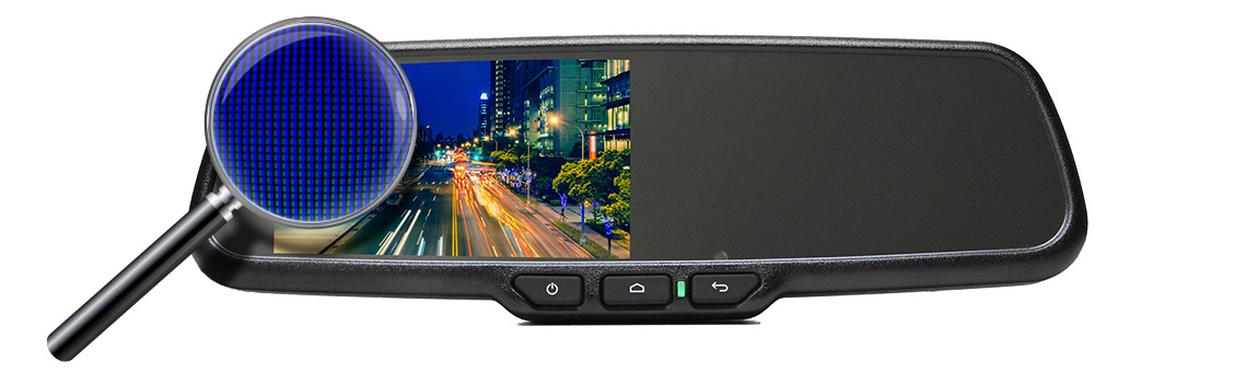 G-SERIES Rear View Replacement Mirror Monitor with 5" Android Operated Display RVS-718-5 G-SERIES Rear View Replacement Mirror Monitor with 5" Android Operated Display RVS-718-5