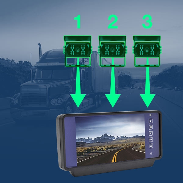 Rear View Safety | Backup Camera System with 7" Mirror Monitor | RVS-770619-NM