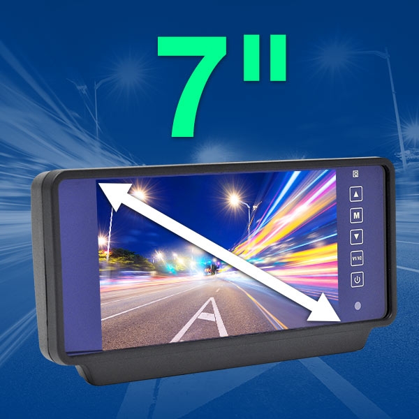 Rear View Safety | Backup Camera System with 7" Mirror Monitor | RVS-770619-NM