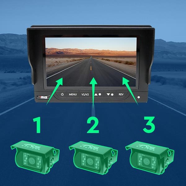 7" Waterproof Rear View Monitor | RVS-9910