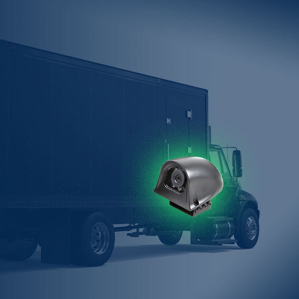 Backup Camera System For Tractor-Trailer with Integrated Sensors | 4 Camera Setup